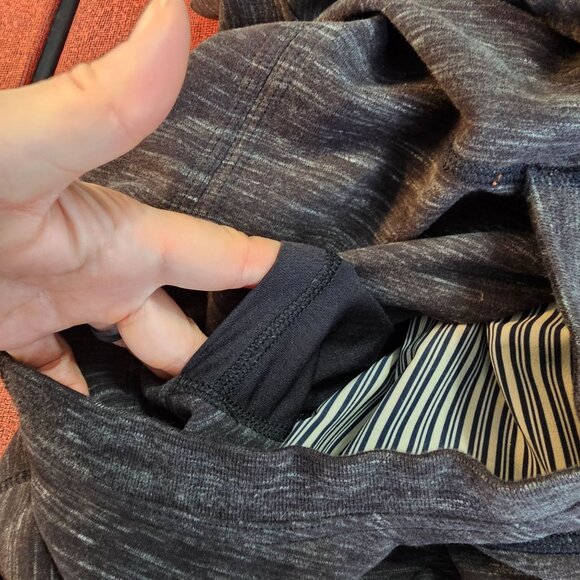 Lululemon Find Your Centre Wrap Jacket 6 Heathered Gray Hooded Yoga Athleisure - Picture 6 of 13